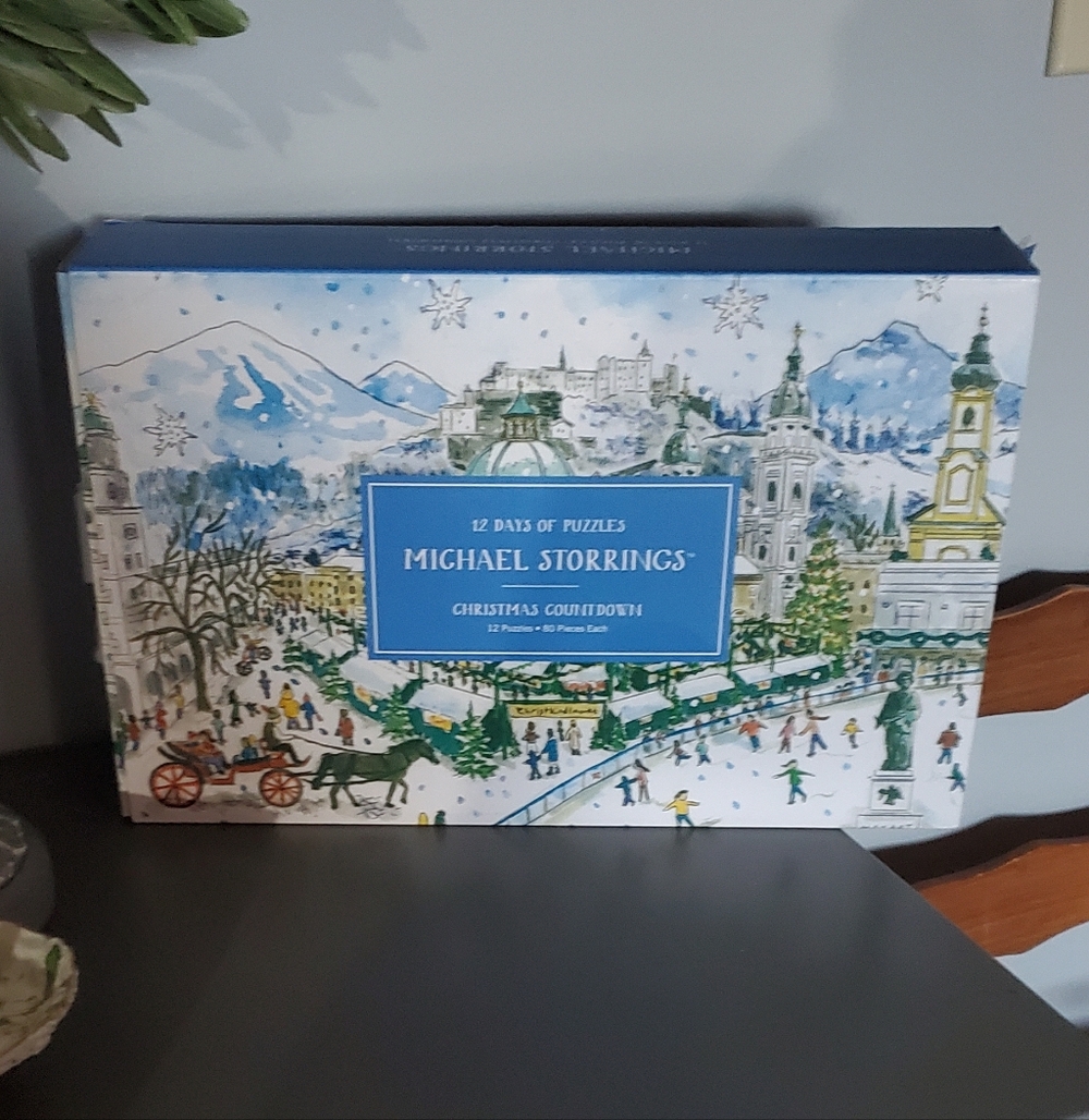 Michael Storrings Christmas Winter Puzzle Sets 12/ NEW⚜️💚⚜️💙